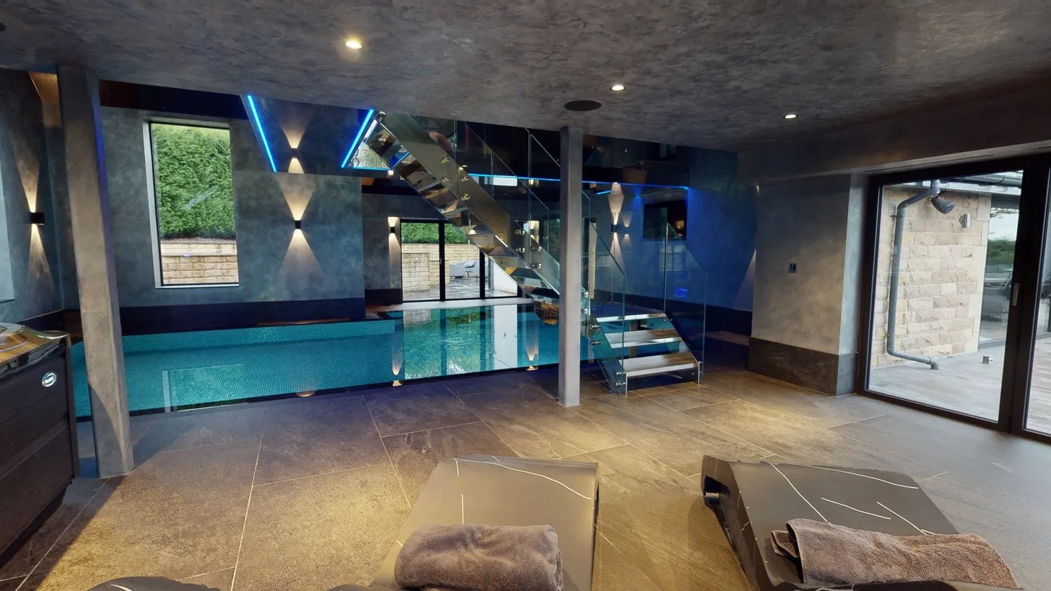 Interior laser scan of a residential extension