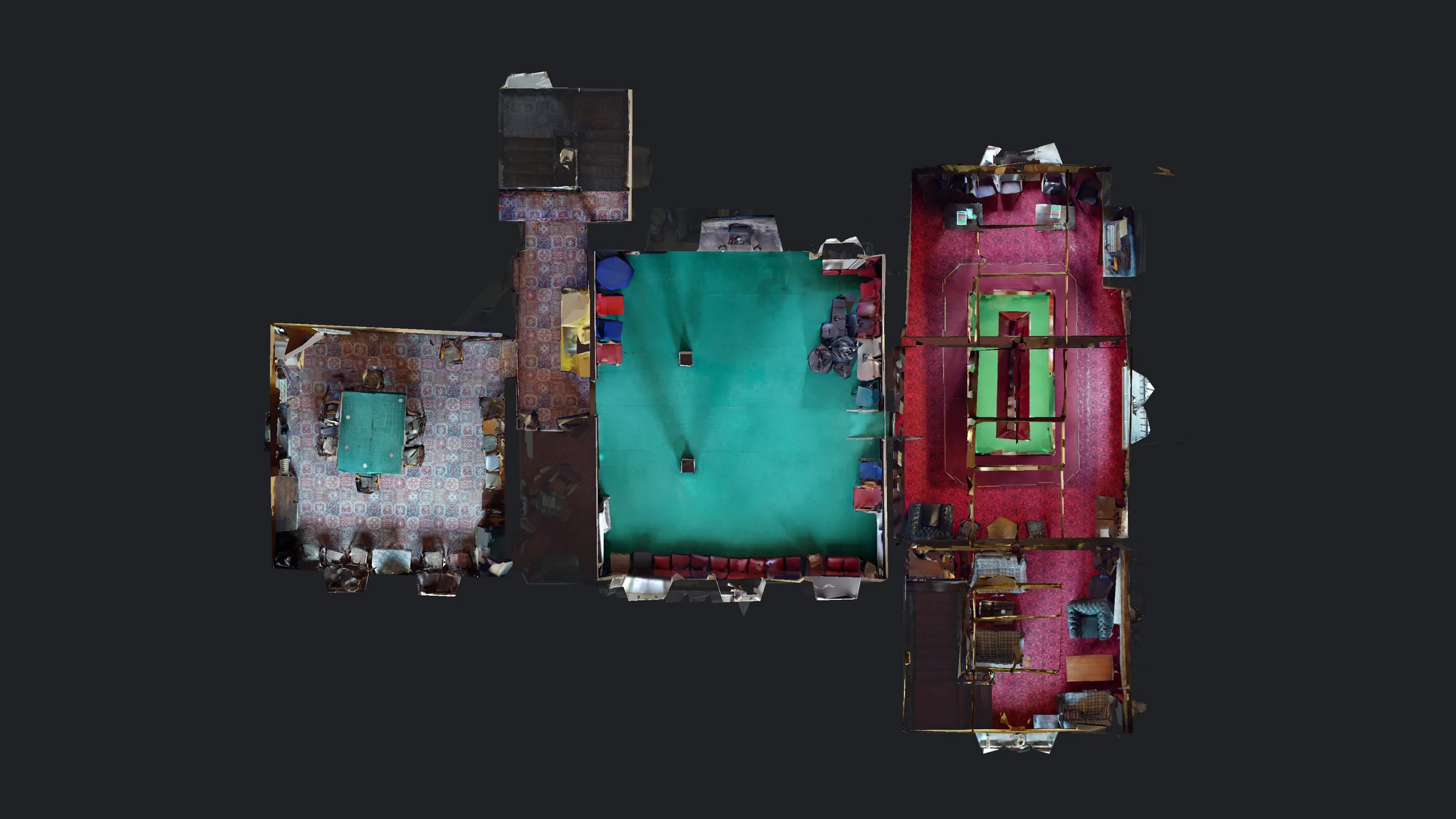 Interior laser scan of Baildon Hall